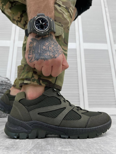 Тактичні кросівки Tactical Forces Shoes Olive Elite 41 - зображення 1