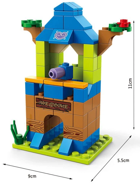 Конструктор Qunxing Toys Будиночок на дереві 1000 деталей (K8832-5) - изображение 3