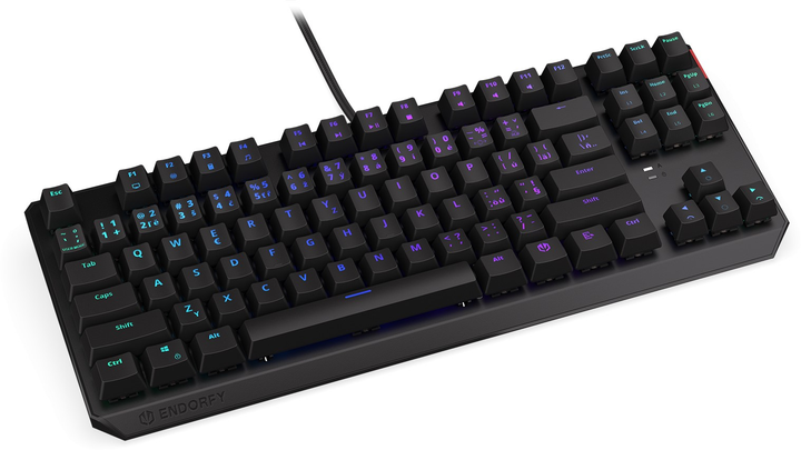 Клавіатура дротова Endorfy Thock TKL CZ Kailh Red USB Black (EY5C004) - зображення 4