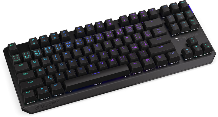 Клавіатура бездротова Endorfy Thock TKL CZ Kailh Box Red Wireless Black (EY5C005) - зображення 4