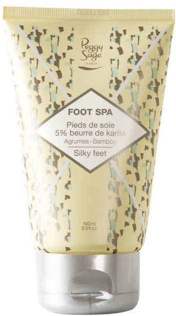 Крем для ніг Peggy Sage Foot Spa Silky Feet Cream 5 % Karite Butter 100 мл (3529314406300) - зображення 1