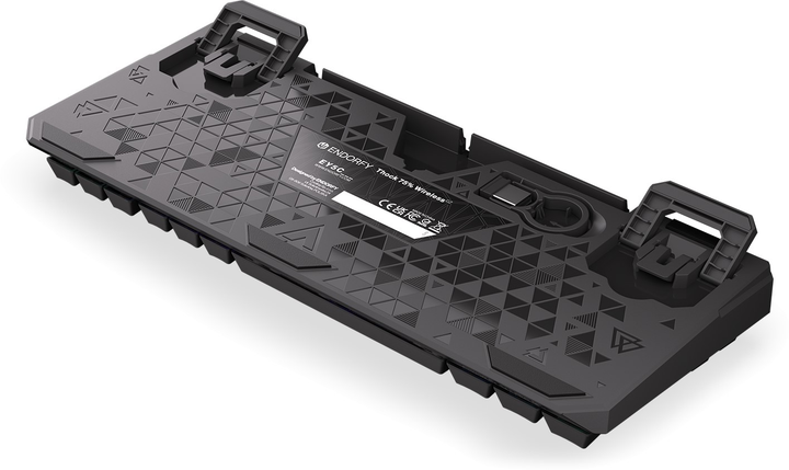 Klawiatura bezprzewodowa Endorfy Thock 75% CZ Kailh Box Black Wireless Black (EY5C008) - obraz 16