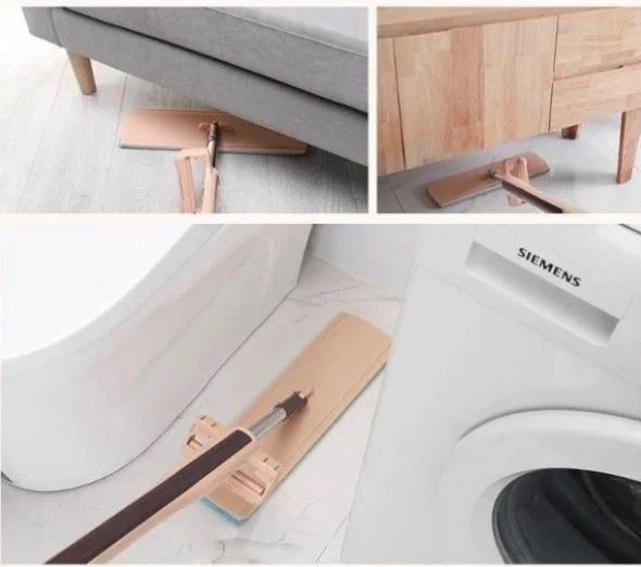 Швабра для быстрой уборки с отжимом Averes Spin Mop 360 с микрофиброй - изображение 4