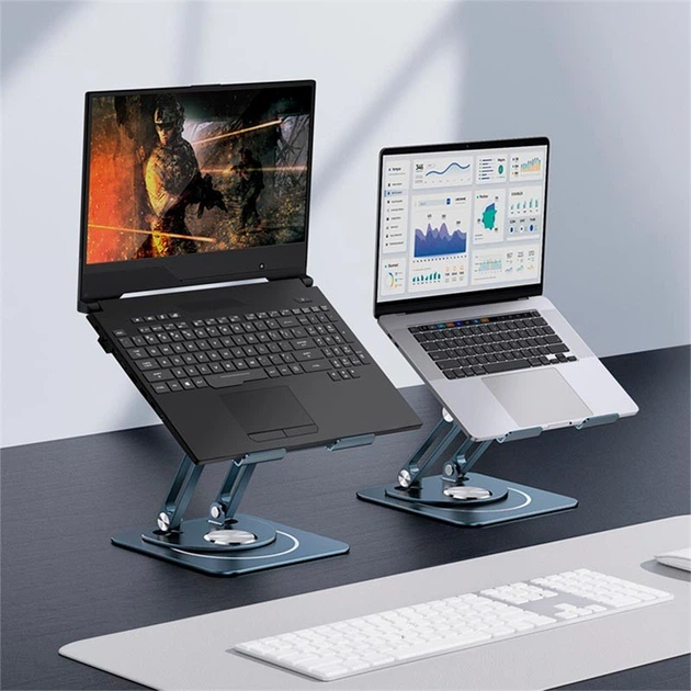 Підставка для ноутбука Baseus UltraStable Pro Series Rotatable and Foldable Laptop Stand (2 hinge) - Фото 7 Підставка для ноутбука Baseus UltraStable Pro Series Rotatable and Foldable Laptop Stand (2 hinge) - зображення 7
