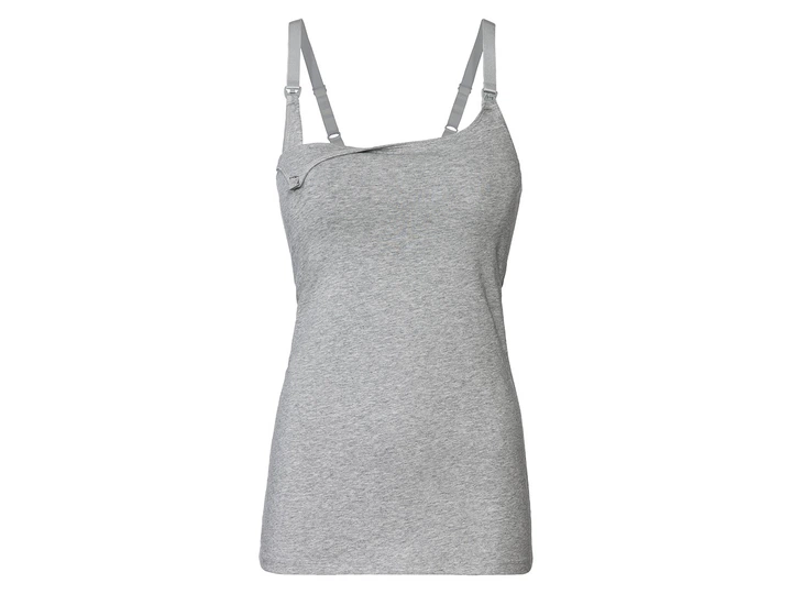 Майка для кормящих мам с вшитым топом для женщины Esmara LYCRA® 426908_480040 L Серый - изображение 3