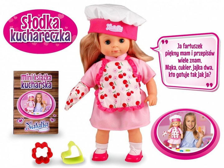 Lalka bobas Artyk Natalia Słodka Kuchareczka 42 cm (5901811120664) - obraz 5