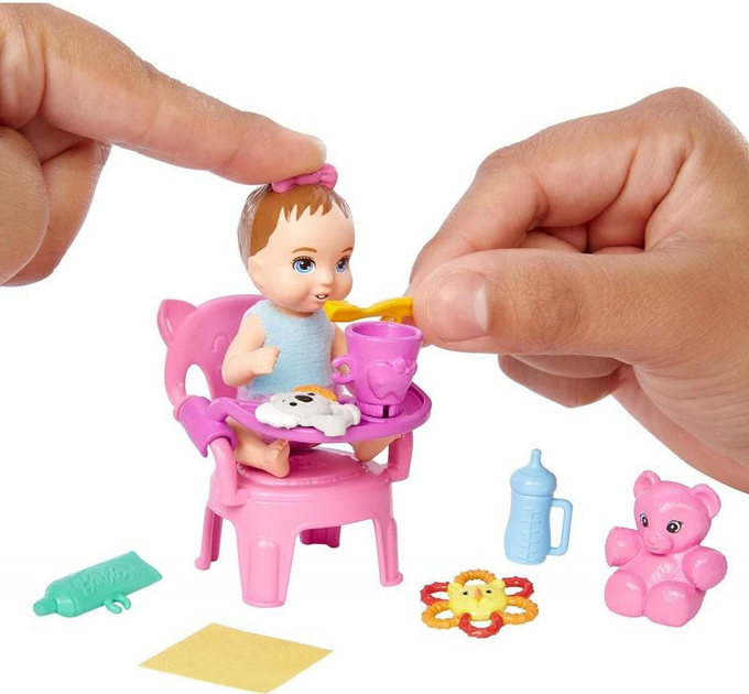 Пупс Barbie Skipper Inc First Tooth Baby with accessories (194735098248) - зображення 5