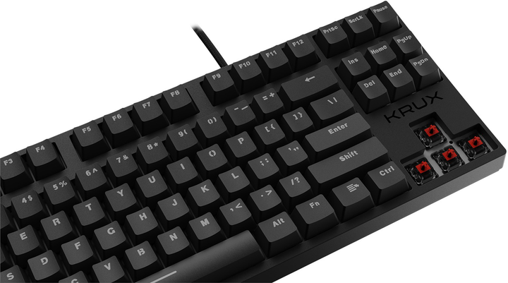 Клавіатура Krux Crato Pro RGB Outemu Brown (KRX0085) - зображення 13