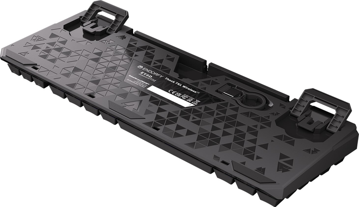 Klawiatura bezprzewodowa Endorfy Thock TKL DE Kailh Box Red Wireless Black (EY5D015) - obraz 16