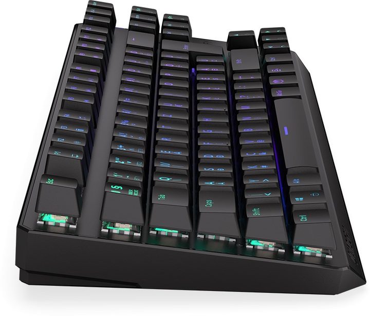 Klawiatura bezprzewodowa Endorfy Thock TKL HU Kailh Box Brown Wireless Black (EY5E005) - obraz 6