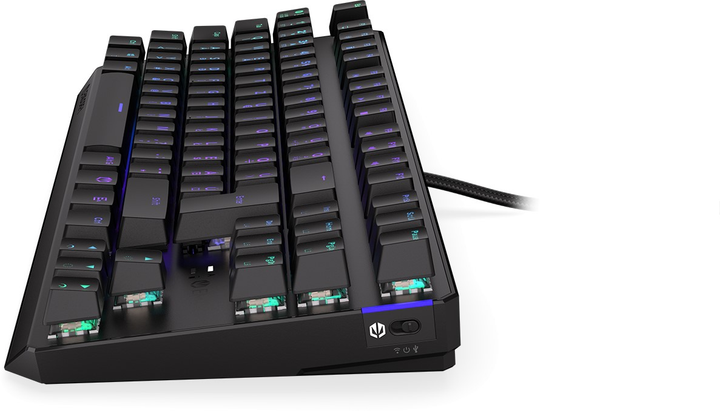 Klawiatura bezprzewodowa Endorfy Thock TKL HU Kailh Box Brown Wireless Black (EY5E005) - obraz 9
