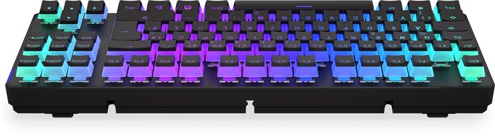 Клавіатура бездротова Endorfy Thock TKL Pudding DE Kailh Box Brown Wireless Black (EY5D016) - зображення 3