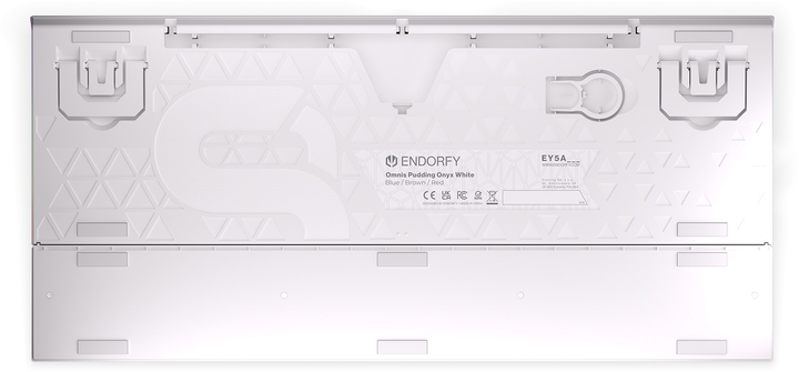 Klawiatura przewodowa Endorfy Omnis Pudding DE Kailh Brown USB Onyx White (EY5D032) - obraz 12