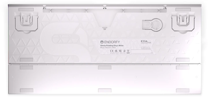 Klawiatura przewodowa Endorfy Omnis Pudding DE Kailh Red USB Onyx White (EY5D033) - obraz 12