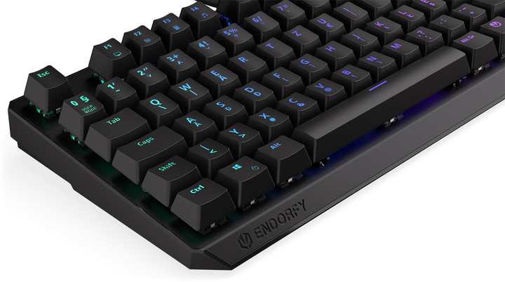 Клавіатура дротова Endorfy Thock TKL HU Kailh Brown USB Black (EY5E003) - зображення 8