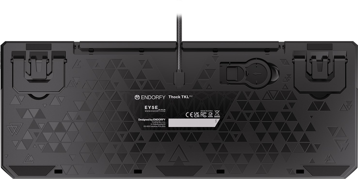 Klawiatura przewodowa Endorfy Thock TKL HU Kailh Red USB Black (EY5E004) - obraz 12