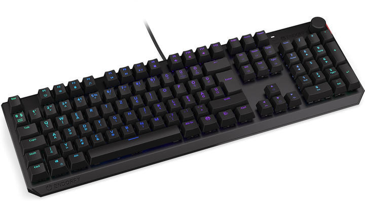 Klawiatura przewodowa Endorfy Thock HU Kailh Red USB Black (EY5E010) - obraz 4