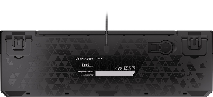 Klawiatura przewodowa Endorfy Thock TKL IT Kailh Brown USB Black (EY5G003) - obraz 13