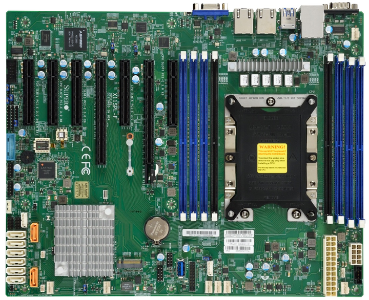 Материнська плата Supermicro MBD-X11SPL-F-O (s3647, Intel C621, PCI-Ex16) - зображення 1