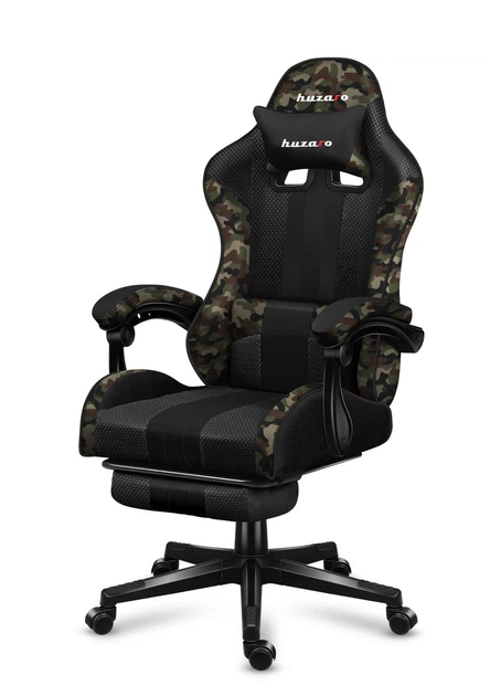 Комп'ютерне геймерське крісло HUZARO Force 4.7 Camo тканина - зображення 7