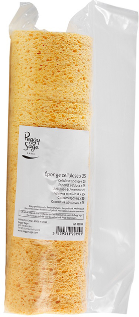 Gąbki Peggy Sage Cellulose Sponge 25 szt (3529311201991) - obraz 1