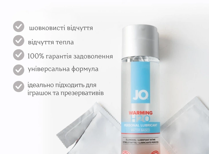 Лубрикант JO H2O Warming с согревающим эффектомм 30 мл (796494410646) - изображение 2