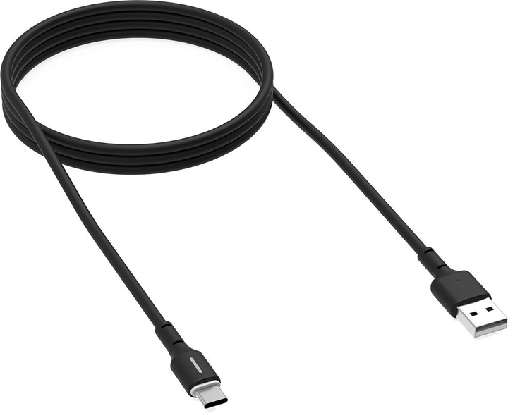 Kabel Krux USB Typ A USB Typ C 3 A QC 3.0 120 cm LED (KRX0047) - obraz 1