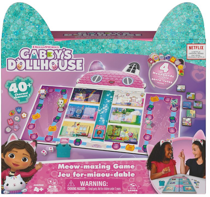 Gra planszowa Spin Master Gabbys Dollhouse Meow-Mazing Game (0778988442388) - obraz 1