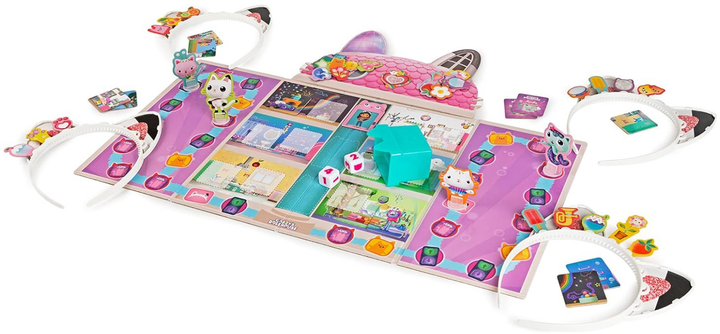 Gra planszowa Spin Master Gabbys Dollhouse Meow-Mazing Game (0778988442388) - obraz 4