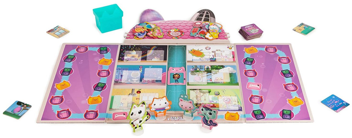 Gra planszowa Spin Master Gabbys Dollhouse Meow-Mazing Game (0778988442388) - obraz 5