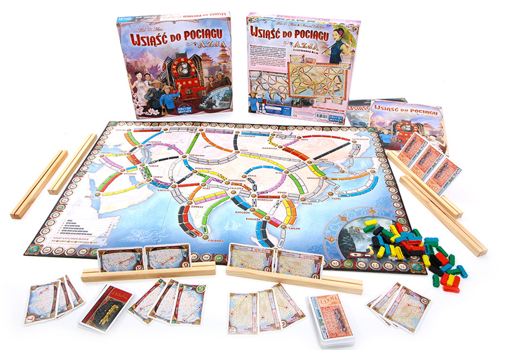 Dodatek do gry planszowej Rebel Ride the Train Map Collection 1 Asia (0824968721131) - obraz 3