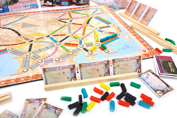 Dodatek do gry planszowej Rebel Ride the Train Map Collection 1 Asia (0824968721131) - obraz 5