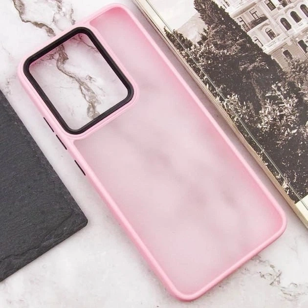 Чохол TPU+PC Lyon Frosted для Xiaomi Redmi 12C (Рожевий) - Фото 2 Чохол TPU+PC Lyon Frosted для Xiaomi Redmi 12C (Рожевий) - зображення 2