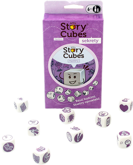 Настільна гра Rebel Story Cubes Секрети (3558380077121) - зображення 2