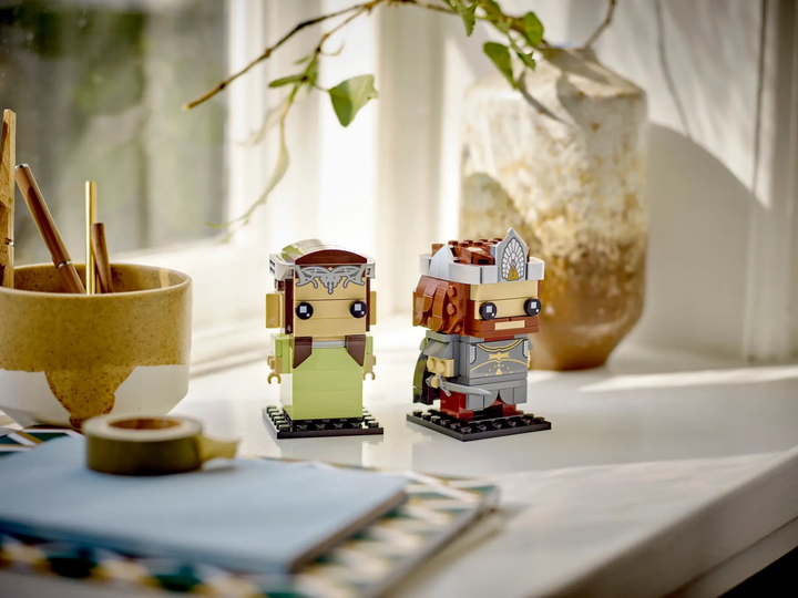 Zestaw klocków LEGO BrickHeadz Aragorn i Arwena 261 element (40632) - obraz 5