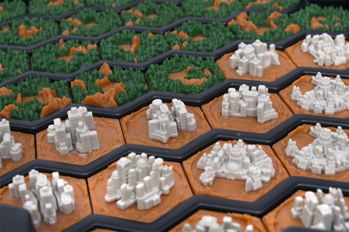 Набір доповнень до настільної гри Rebel Terraformation of Mars Big Storage Box + 3D Elements (5902650615861) - зображення 9