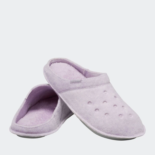Kapcie damskie ciepłe Crocs CR203600-LVLV 41-42 (M8) 25.5 cm Lawendowe (191448386228) - obraz 3
