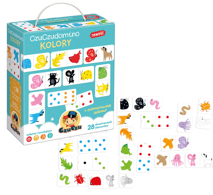 Gra planszowa CzuCzu Domino Kolory (5902983491606) - obraz 3