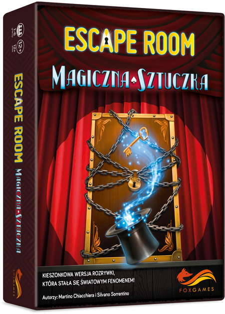 Gra planszowa FoxGames Escape Room Magiczna sztuczka (5907078168739) - obraz 1