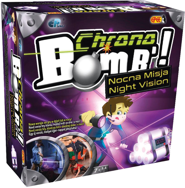 Настільна гра Epee Chrono Bomb Гонка з часом Нічна місія (8595582234728) - зображення 1