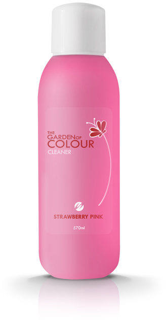 Płyn Silcare The Garden of Colour Cleaner do odtłuszczania płytki paznokcia Strawberry Pink 570 ml (5906720561423) - obraz 1