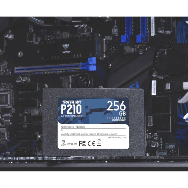 SSD диск Patriot P210 1TB 2.5" 7mm SATAIII 3D QLC - изображение 4
