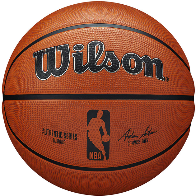 Мяч баскетбольный Wilson NBA Authentic Series Outdoor 285 Size 6 Amber ...
