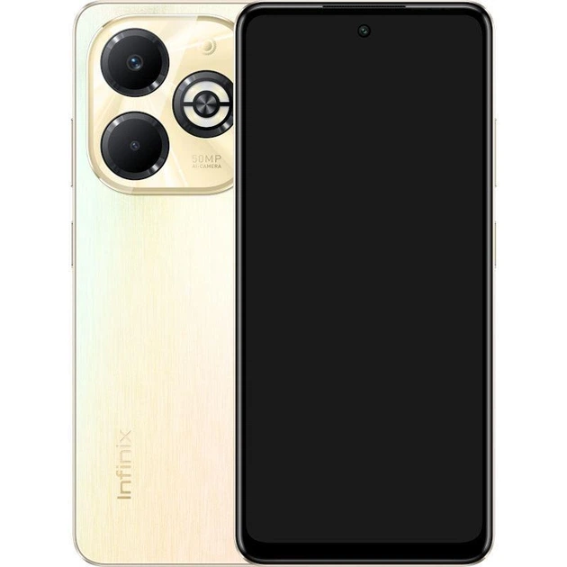 Смартфон Infinix Smart 8 Plus X6526 4/128GB Dual Sim Shiny Gold – фото ...