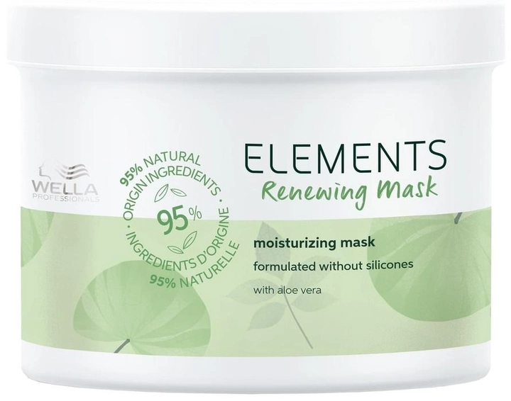 Маска для волосся Wella Professionals Elements Renewing Moisturizing Mask зволожуюча 500 мл (4064666035543/4064666036083) - зображення 1
