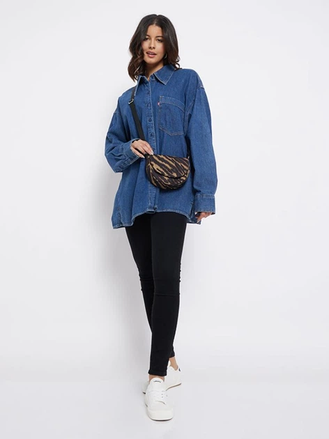 Koszula jeansowa oversize damska Levi's Benson A17830000 S Niebieska (5400973932042) - obraz 2