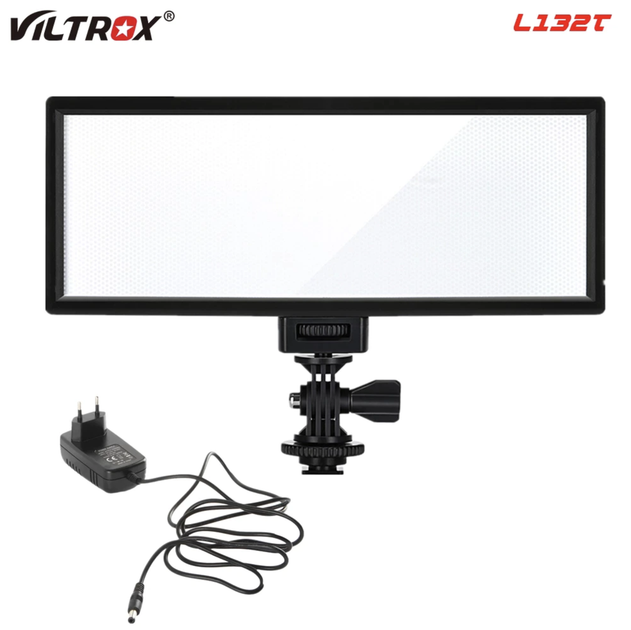 Відеосвітло Viltrox L132T + блок живлення 12V / 2A - Фото 1 Відеосвітло Viltrox L132T + блок живлення 12V / 2A - изображение 1