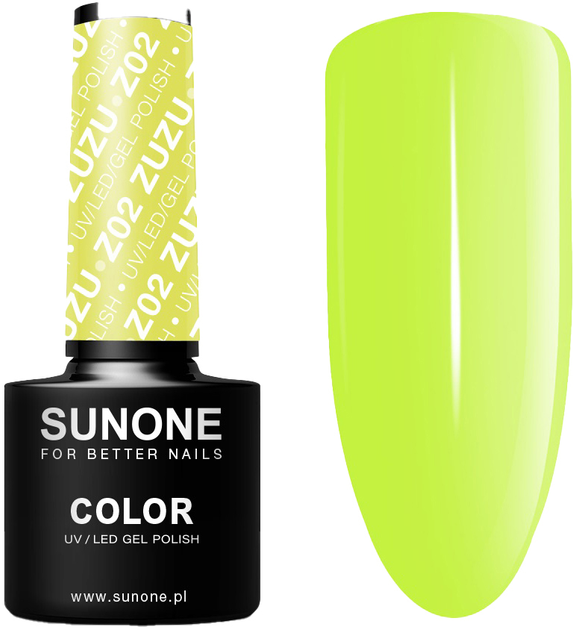 Lakier hybrydowy Sunone UV/LED Gel Polish Color Z02 Zuzu 5 ml (5903332080977) - obraz 1