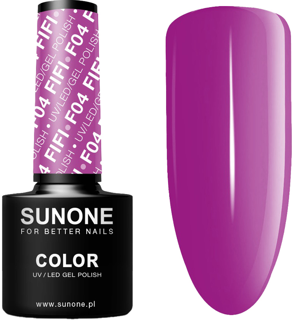 Гель-лак для нігтів Sunone UV/LED Gel Polish Color F04 Fifi 5 мл (5903332080670) - зображення 1