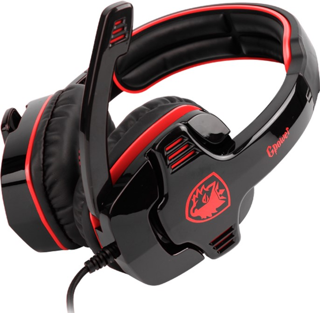 Słuchawki Sades SA-708GT Black/Red - obraz 6